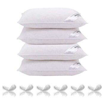 Duck Feather Pillows Pack of 4