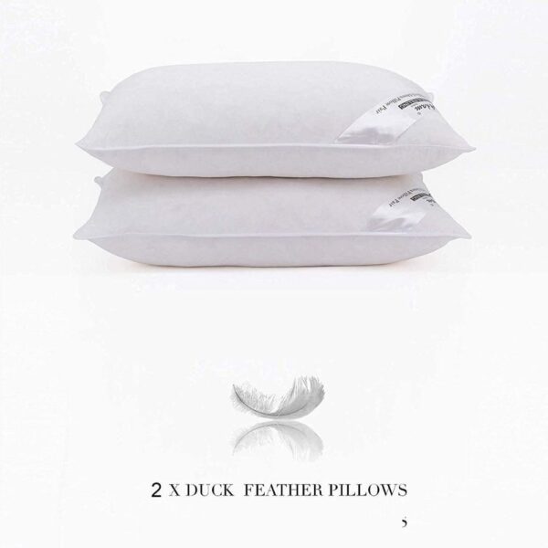 Duck Feather Pillows Pack of 2